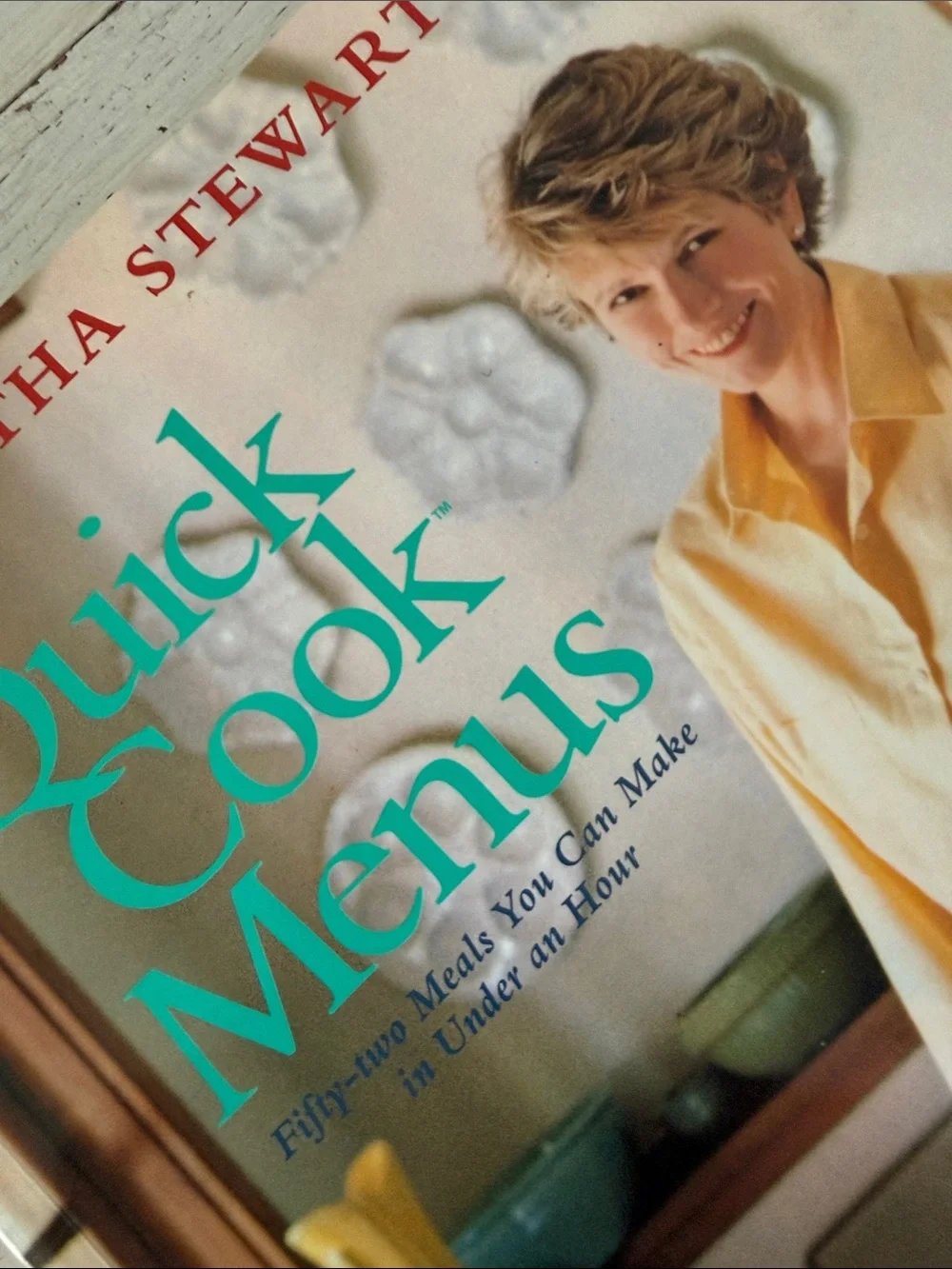 Martha Stewart 1988 Vintage Cookbook ‘ Quick Cook Menus’